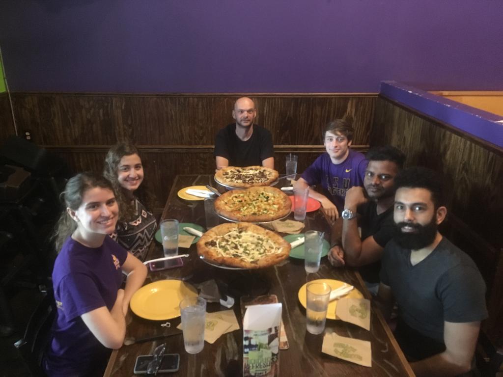 Ainsley, Lana, Michal, Joe, Rajiv, and Misagh